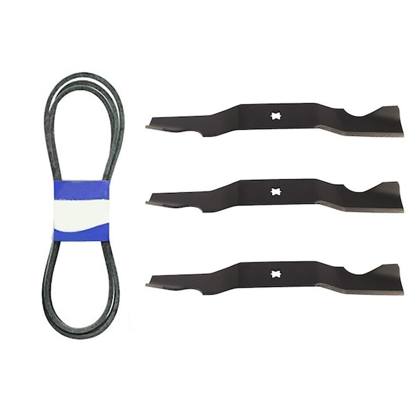 Aic Replacement Parts Belt Blade Kit fits MTD Fits Cub Cadet LTX1050 LTX1050VT SLTX1050 954-04240 75404240-BLADESKIT - main